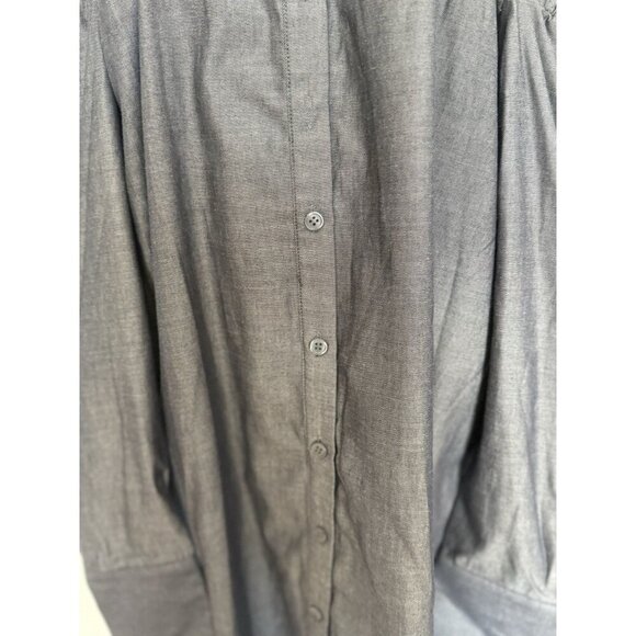 NWT BCBG MAXAZRIA SIZE XXS ROWAN COLD-SHOULDER SHIRT DRESS WWR65L28 MSRP $257 - Picture 16 of 16